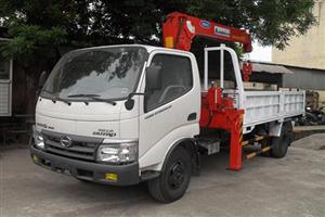 Xe tải hino wu342l gắn cẩu kanglim 3 tấn