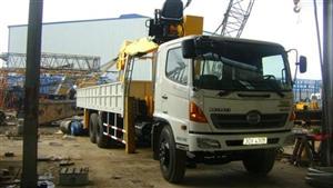 Xe tải hyundai gắn cẩu tự hành 5,5 tấn soosan HD170